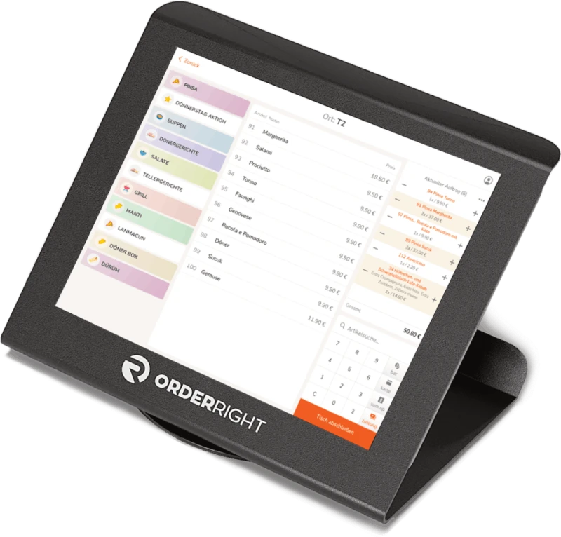 iPad 10,9″ mit Halterung
