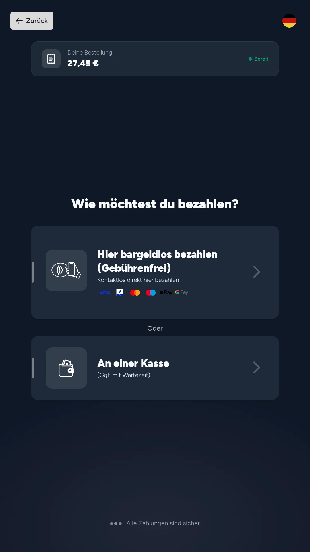 Zahlung